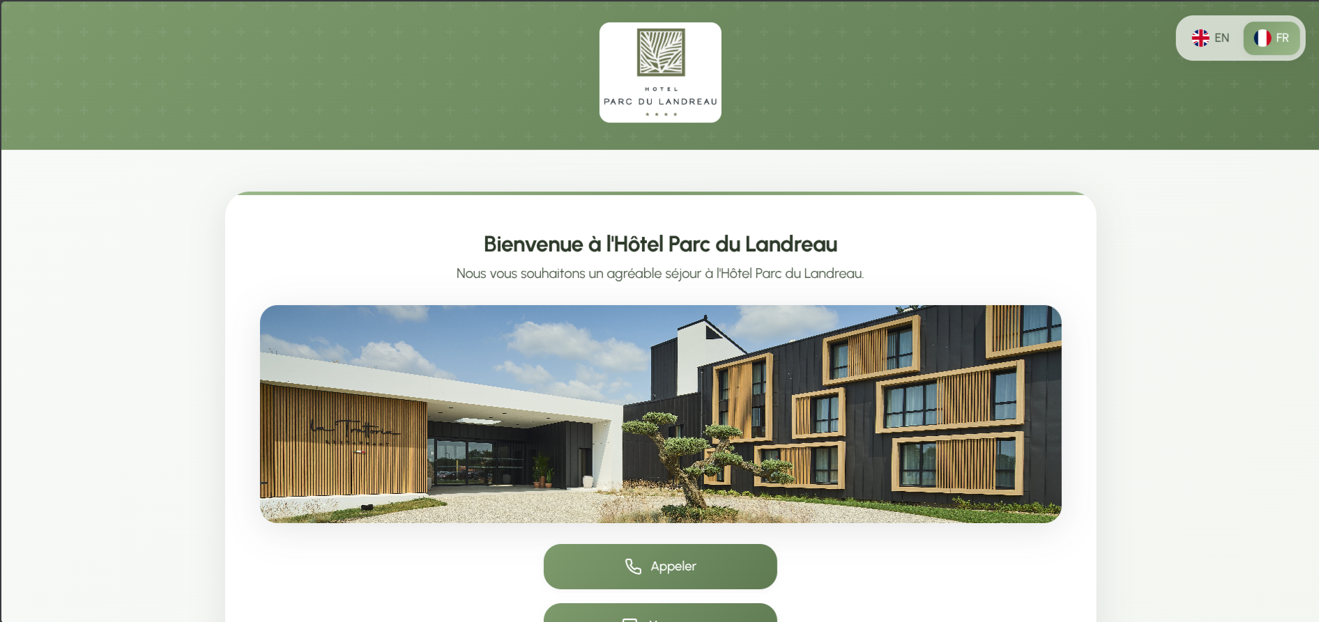 Hôtel Parc du Landreau